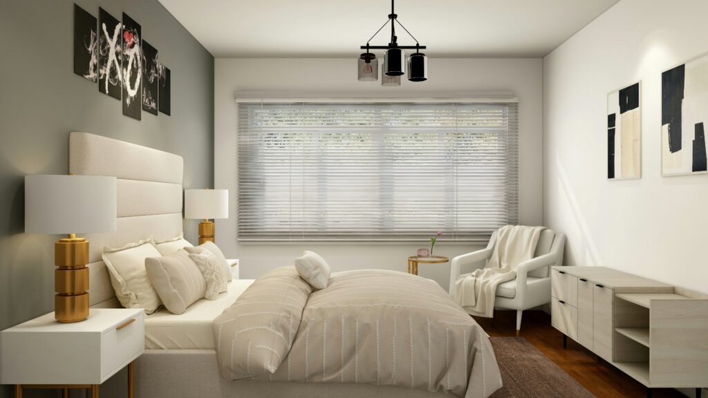 rental bedroom makeover no nails